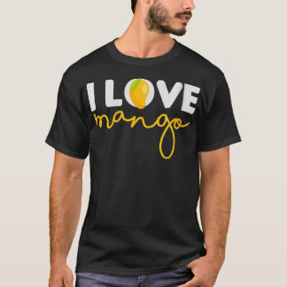 Womens Funny I Liebe Mango Summer Fruit Vibes Mang T-Shirt