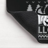 Womens Funny I Prefer Halloween Black Cat Ugly Chr Mousepad (Ecke)