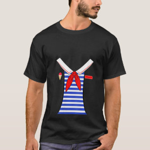 Womens Funny Ice Creme Parlor Scoops Ahoy Kostüm T-Shirt