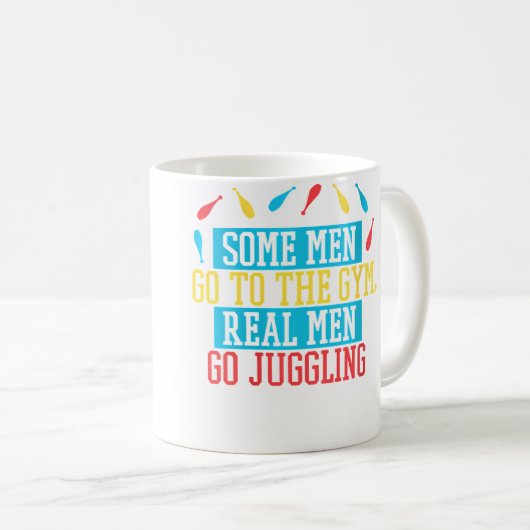 Womens Funny Juggling Design For Men Kaffeetasse (VorderseiteRechts)
