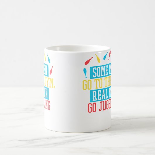 Womens Funny Juggling Design For Men Kaffeetasse (Mittel)