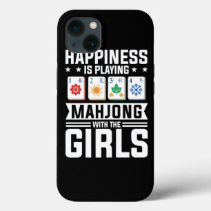 Womens Funny Mahjong Glück spielt Mahjong Case-Mate iPhone Hülle