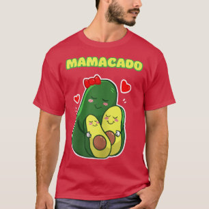 Womens Funny Mamacado Avocado Mama T-Shirt