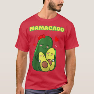 Womens Funny Mamacado Avocado Niedliche Mama T-Shirt