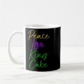 Womens Funny Mardi Gras Gift Party Quote Cute Peac Kaffeetasse (Links)