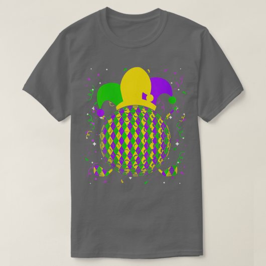 Womens Funny Mardi Gras Kostümparade Golf Paradies T-Shirt (Design vorne)