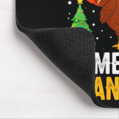 Womens Funny Merry Thanksmas Happy Thanksgiving Sa Mousepad (Ecke)