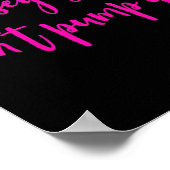 Womens Funny New Jersey Women, Jersey Girls Don't Poster (Ecke)