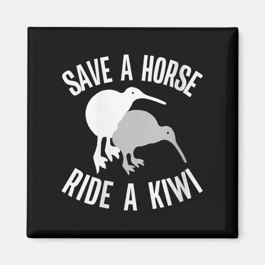 Womens Funny New Zealand Kiwi Meme Quote Save A Ho Magnet (Vorne)