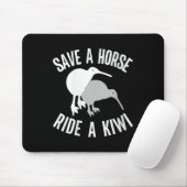 Womens Funny New Zealand Kiwi Meme Quote Save A Ho Mousepad (Mit Mouse)