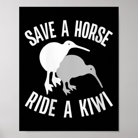 Womens Funny New Zealand Kiwi Meme Quote Save A Ho Poster (Vorne)