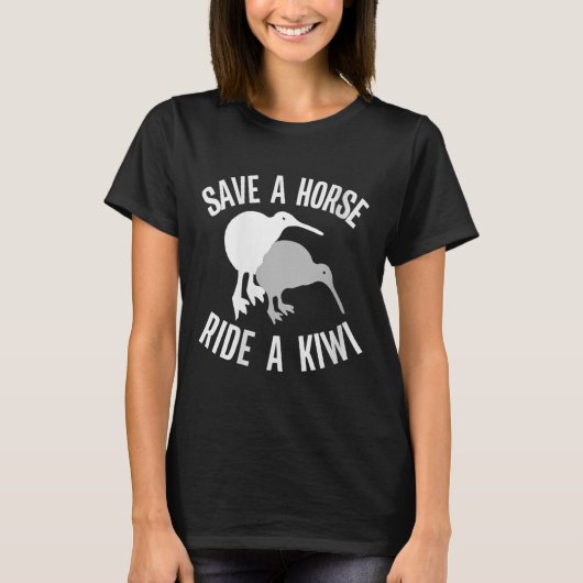 Womens Funny New Zealand Kiwi Meme Quote Save A Ho T-Shirt (Vorderseite)