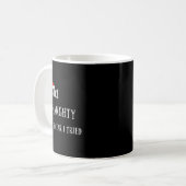 Womens Funny Nice Naughty I Swear I Tried Christma Kaffeetasse (Vorderseite Links)