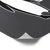 Womens Funny Penguin New Year Baka Life Anime Styl Poster (Ecke)