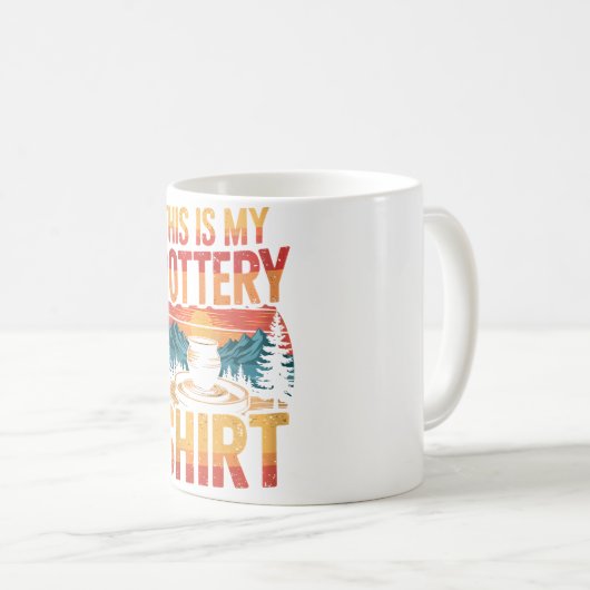 Womens Funny Pottery Kaffeetasse (VorderseiteRechts)