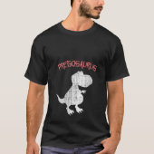 Womens Funny Pregosaurus Pregnant Dinosaur Hallowe T-Shirt (Vorderseite)