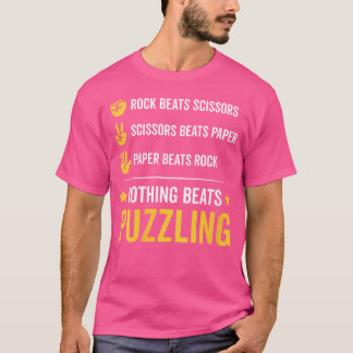 Womens Funny Puzzling Jigsaw Puzzle Löse Spiel L T-Shirt