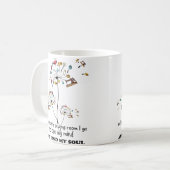 Womens Funny Quote About Quilting - Funny Quilting Kaffeetasse (Vorderseite Links)