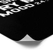 Womens Funny Quote Graphic Thou Shalt Not Try Me, Poster (Ecke)