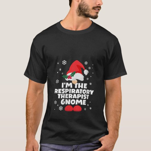 Womens Funny Respiratory Therapist Gnome Family Ma T-Shirt (Vorderseite)