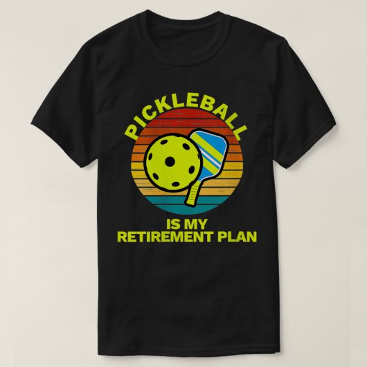 Womens Funny Retirement Pickleball Apparel Pickle  T-Shirt (Design vorne)