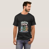 Womens Funny Retro Groovy Await Santa Claus Obgyn T-Shirt (Vorne ganz)