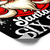 Womens Funny Santa Says Six Seven Christmas 67 Mem Poster (Ecke)