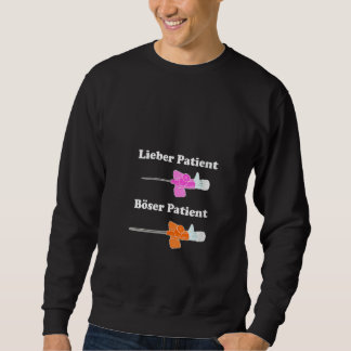 Womens Funny saying rescue service narcose medicin Sweatshirt