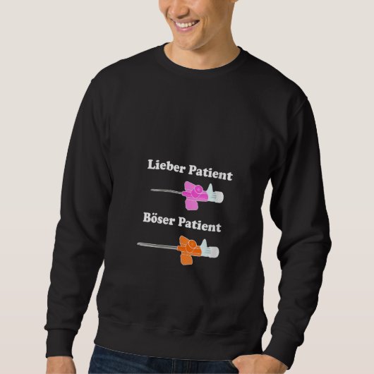 Womens Funny saying rescue service narcose medicin Sweatshirt (Vorderseite)