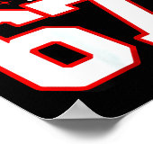 Womens Funny Six Seven 67 Meme 6 7 Elf Santa Chris Poster (Ecke)