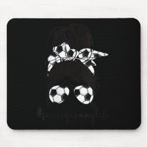 Womens Funny Soccer Grammy Life Soccer Player Gram Mousepad