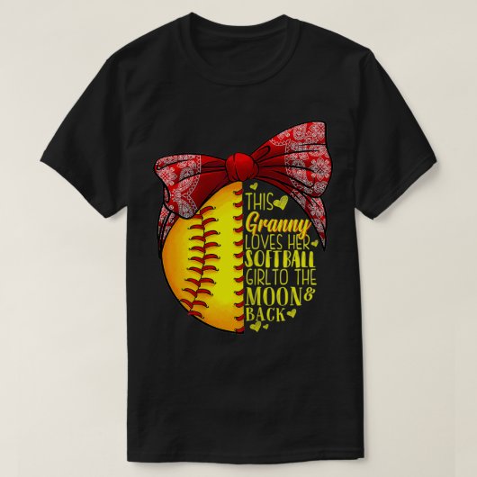 Womens Funny Softball Geschenk Granny Pitcher Catc T-Shirt (Design vorne)
