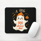 Womens Funny Soky Pregnancy A Little Boo Is Almost Mousepad (Mit Mouse)
