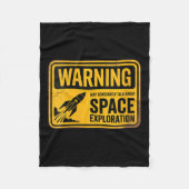 Womens Funny Space könnte ständig über den Weltrau Fleecedecke (Vorderseite)