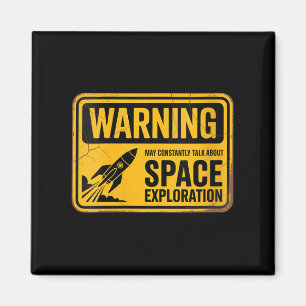 Womens Funny Space könnte ständig über den Weltrau Magnet
