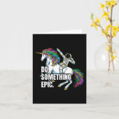 Womens Funny Spacecore Motivational Graphic, Do So Karte (Gelbe Blume)