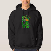 Womens Funny St Patricks Day Outfit Niedlich Gnome Hoodie (Vorderseite)