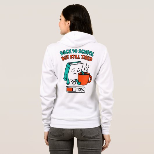 Women's funny teachers hoodie (Schwarz voll)