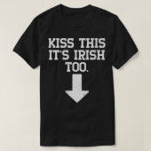 Womens Funny Unangebracht St Patricks Day VNeck T-Shirt (Design vorne)