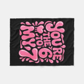 Women's Funny Valentines Day 67 Meme Couples You'r Fleecedecke (Vorderseite (Horizontal))