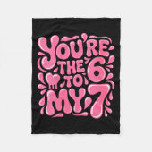 Women's Funny Valentines Day 67 Meme Couples You'r Fleecedecke (Vorderseite)