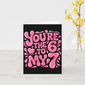 Women's Funny Valentines Day 67 Meme Couples You'r Karte (Gelbe Blume)