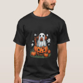 Womens Funny Vizsla Ghost Boo Halloween Vizsla Wom T-Shirt (Vorderseite)