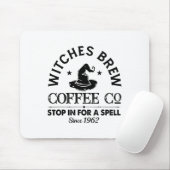 Womens Funny Witch Hexen Brew Coffee Hallowe Mousepad (Mit Mouse)