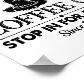 Womens Funny Witch Hexen Brew Coffee Hallowe Poster (Ecke)