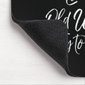 Womens Funny Workout Quote For Women Motivational  Mousepad (Ecke)