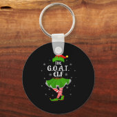 Womens G.o.a.t Elf Christmas Family Girls Women El Schlüsselanhänger (Vorderseite)