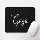 Womens Gaga Cute Heart Grandma V-neck Mousepad (Mit Mouse)