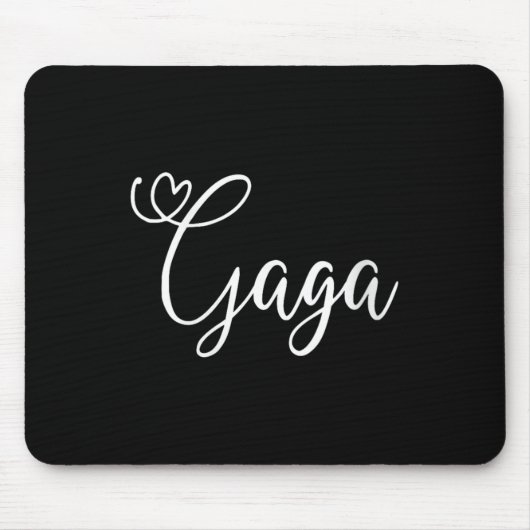 Womens Gaga Cute Heart Grandma V-neck Mousepad (Vorne)