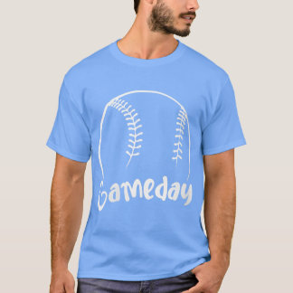 Womens Game Day Baseball Baseball Life Softball Li T-Shirt